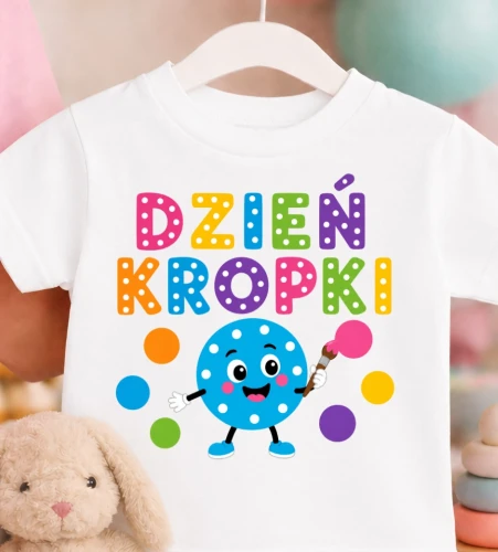 KOSZULKA DLA chłopczyka na dzień kropki cvxvergerbgJJGHJ.webp