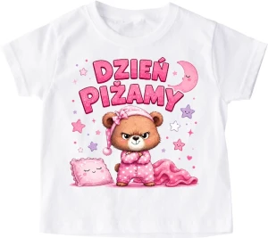 Koszulka na dzień piżamy ''misia'' 