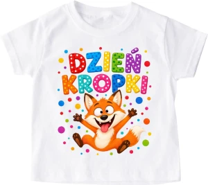 Koszulka w kropki dzień kropki  