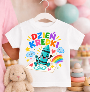 Koszulka na Dzień Kredki dla dziecka 