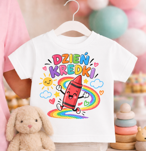Koszulka dla dziecka na Dzień Kredki hfghvfbn bn.png