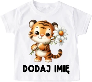 Koszulka dla dziecka z imieniem TYGRYSEK ''C208''