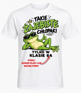 KOSZULKA NA DZIEŃ CHŁOPAKA ''TAKIE ŻAJEBISTE 9'' 