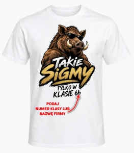 KOSZULKA NA DZIEŃ CHŁOPAKA ''TAKIE SIGMY 1''
