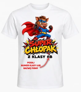 KOSZULKA NA DZIEŃ CHŁOPAKA ''SUPER CHŁOPAK 1''
