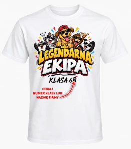 KOSZULKA NA DZIEŃ CHŁOPAKA ''LEGENDARNA EKIPA''