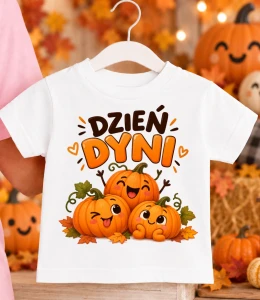 Koszulka na dzień dynii do przedszkola ''DZIEŃ DYNI A3'' 