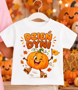 Koszulka na dzień dynii do przedszkola ''DZIEŃ DYNI A5'' 