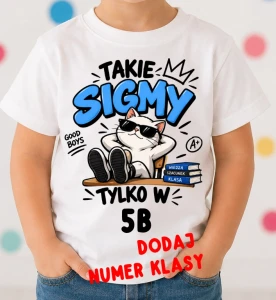 Koszulki dla kolegów z klasy - takie sigmy tylko w