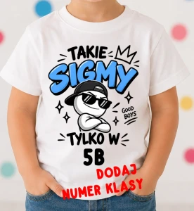 Koszulki dla kolegów z klasy - takie sigmy tylko w 