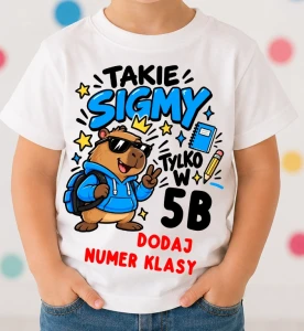 Koszulki dla kolegów z klasy - takie sigmy tylko w