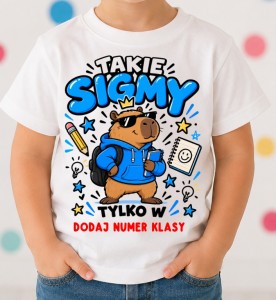 Koszulki dla kolegów z klasy - takie sigmy tylko w