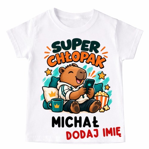 Koszulka SUPER CHŁOPAK Z IMIENIEM NA DZIEŃ CHŁOPAKA NNNNDJB,.jpg