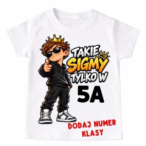 Koszulki dla kolegów z klasy - takie sigmy tylko w