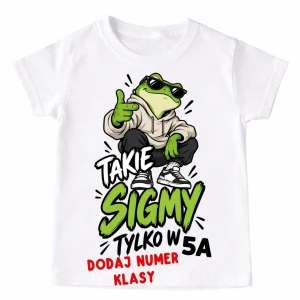 Koszulki dla kolegów z klasy - takie sigmy tylko w
