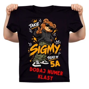 Koszulki dla kolegów z klasy - takie sigmy tylko w 