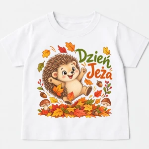Dziecięca koszulka z jeżem na Dzień Jeża -DZIENJEZA55