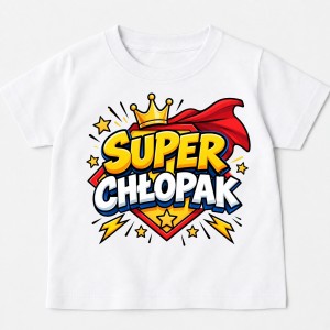 Koszulka na Dzień Chłopaka - SUPER CHŁOPAK 