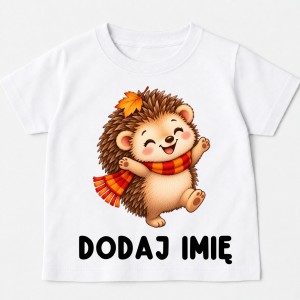 Koszulka dla dziecka z jeżem i imieniem