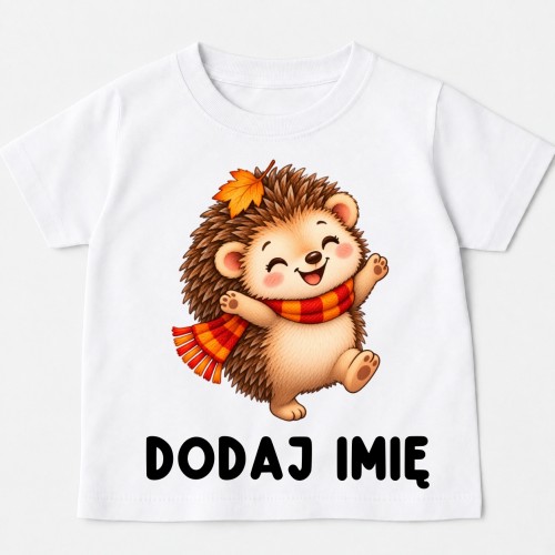 Koszulka dla dziecka z jeżem i imieniem - 2.jpg