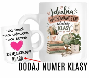 Kubek dla wychowawczyni na prezent z okazji Dnia Nauczyciela