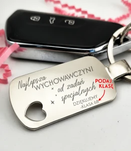 Breloczek DLA WYCHOWAWCZYNI z okazji dnia Nauczyciela  