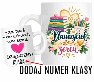 Kubek dla nauczyciela na Dzień Nauczyciela 