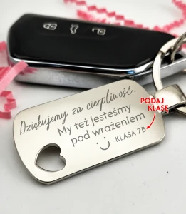 Breloczek DLA WYCHOWAWCY z okazji dnia Nauczyciela 