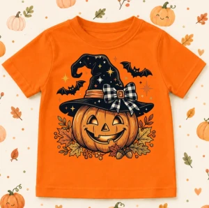 Pomarańczowa Koszulka na DZIEŃ DYNI / halloween  