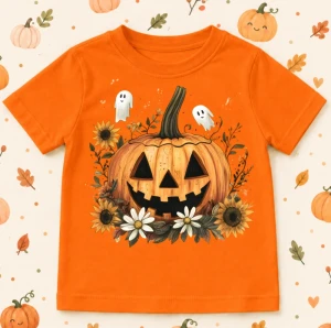 Pomarańczowa Koszulka na DZIEŃ DYNI / halloween 