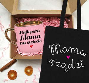 Zestaw prezentowy dla Mamy na Dzień Mamy - mama rządzi 