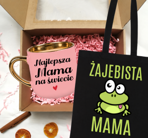 Zestaw prezentowy dla Mamy na Dzień Mamy ŻAJEBISTA MAMA 