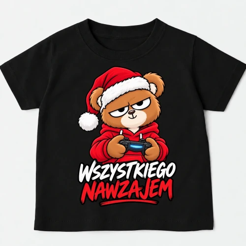 Koszulka dla chłopca na Mikołajki - WSZYSTKIEGO NAWZAJEM .webp