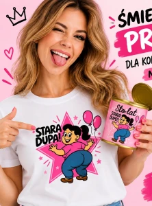 Koszulka na prezent dla koleżanki/przyjaciółki na urodziny - KOSZULKA W PUSZCE STO LAT 