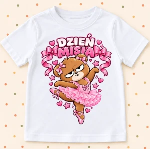Koszulka dziecięcia na DZIEŃ PLUSZOWEGO MISIA