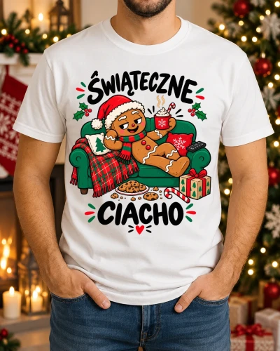 Męska świąteczna koszulka - świąteczne ciacho  - 3.webp