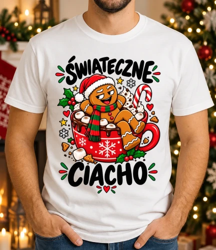 Męska świąteczna koszulka - świąteczne ciacho  - 5.webp