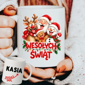 Personalizowany Kubek na Mikołajkowy prezent - wesołych723