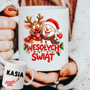Personalizowany Kubek na Mikołajkowy prezent - wesołych721