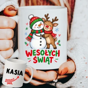 Personalizowany Kubek na Mikołajkowy prezent - wesołych711