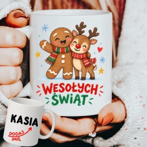 Personalizowany Kubek na Mikołajkowy prezent - wesołych707