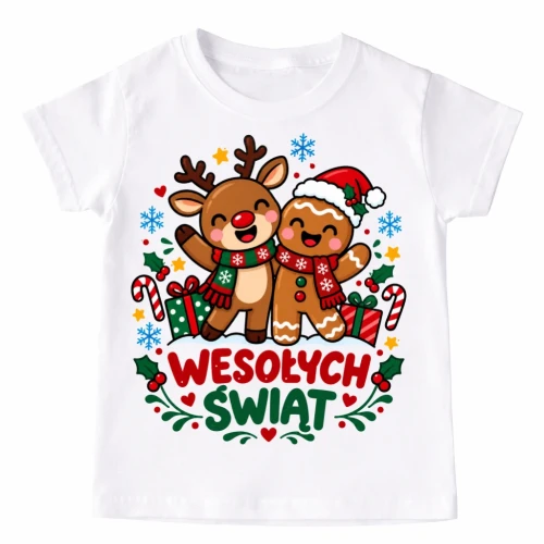 Koszulka na Mikołajkowy prezent - WESOŁYCH702.webp