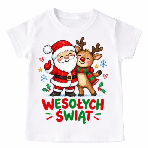 Koszulka na Mikołajkowy prezent - WESOŁYCH712.webp