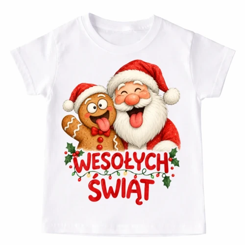 Koszulka na Mikołajkowy prezent - WESOŁYCH719.webp