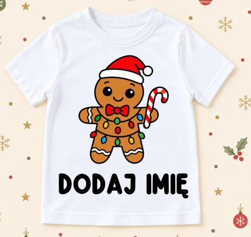 Koszulka na Mikołajki dla CHŁOPCZYKA  z imieniem.webp