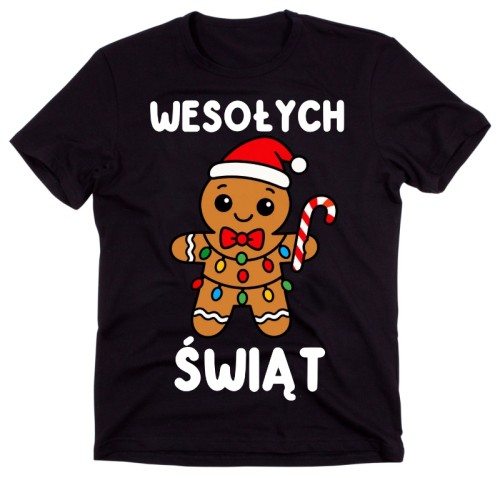 Męska koszulka z piernikiem wesołych świąt cvcvcv.jpg