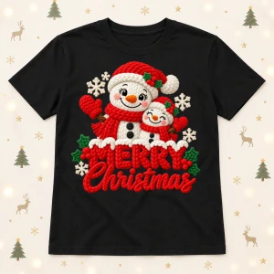 Koszulka świąteczna damska z nadrukiem Merry Christmas - merry403-8
