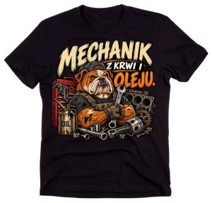 Koszulka dla MECHANIKA NA PREZENT - mechanik4-8