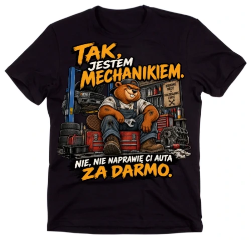 Koszulka dla Mechanika na prezent.webp