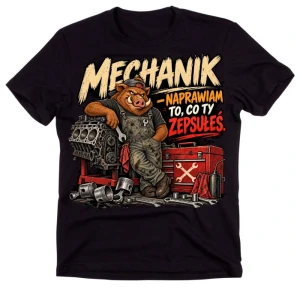 Koszulka dla MECHANIKA NA PREZENT - mechanik6-5